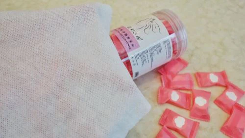 Kain lap yang dimampatkan